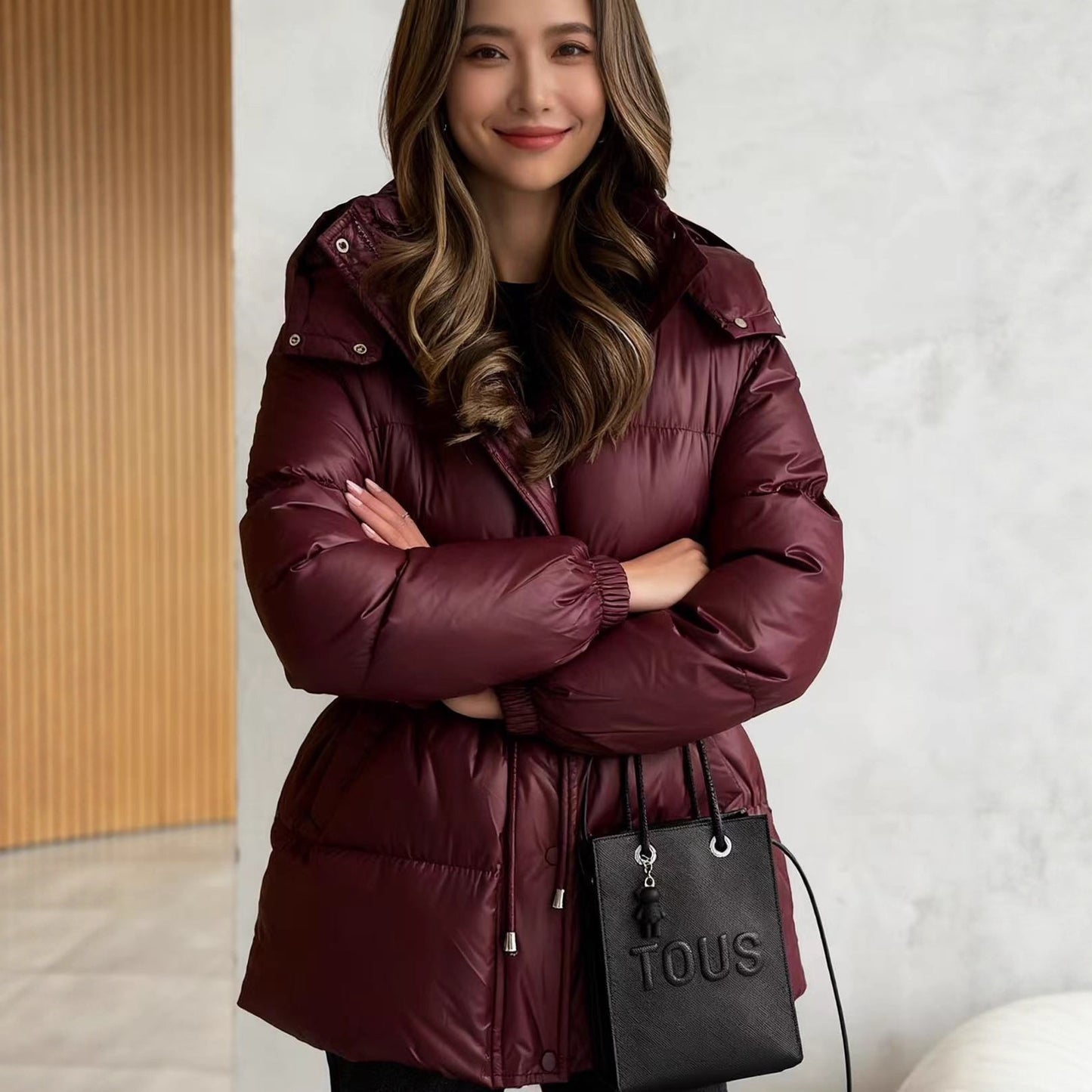 Women's Classic Fashion Casual Drawstring Long-sleeved Coats