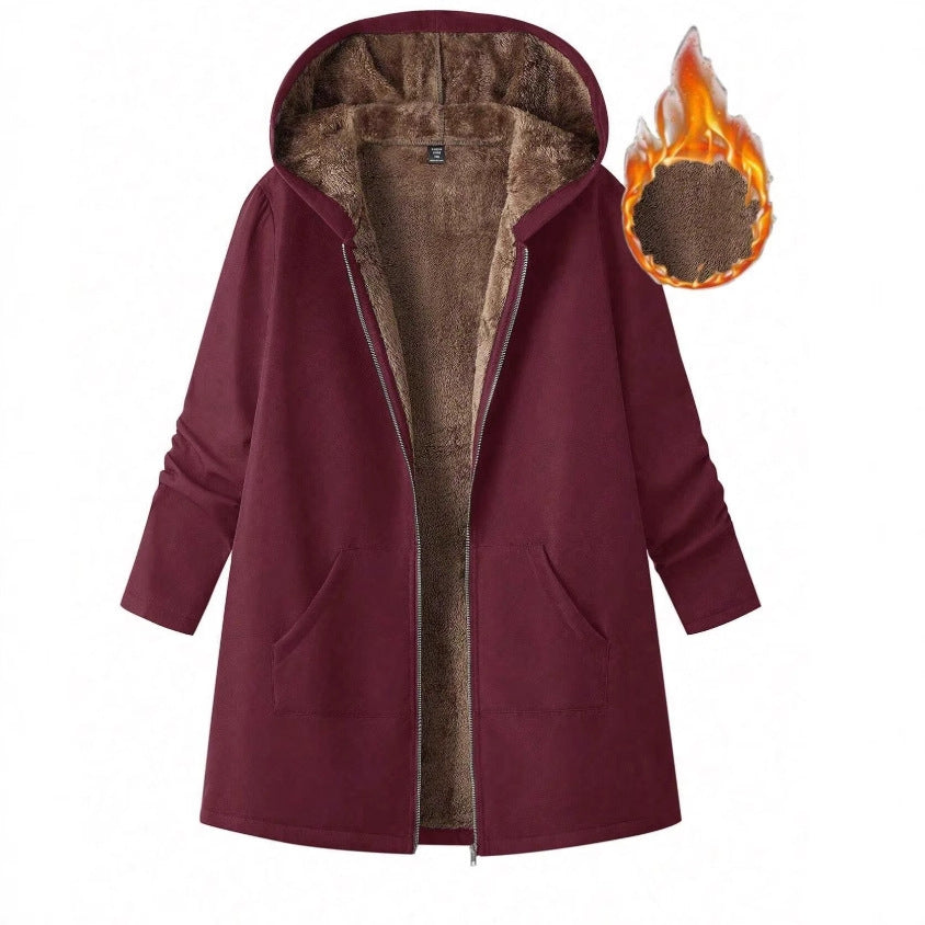 Women's Veet Cold Protection Thickening Warm Berber Coats