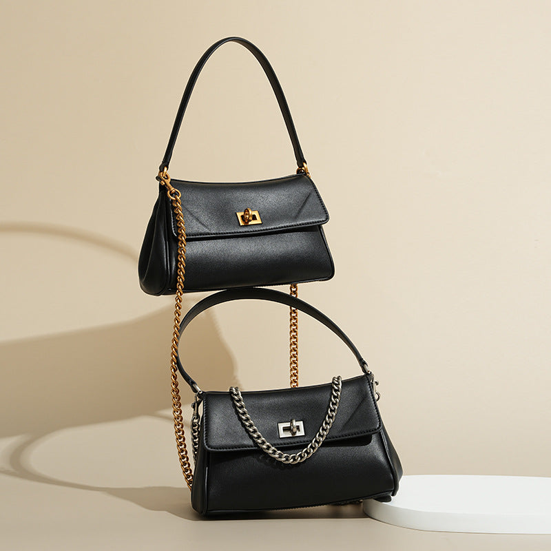 Women's High-grade Design Sense Niche Cowhide Handbags