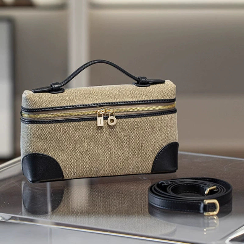 Lunch Box High Sense Contrast Color Small Square Bags