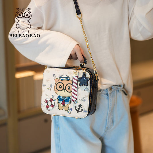 Source Cute Cartoon Box Portable Fashion Crossbody Bags