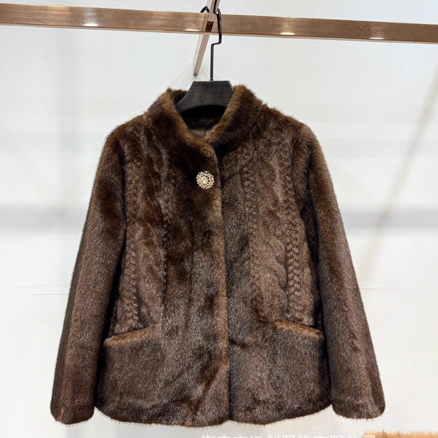 Wool Female Environmental Fur Loose Thickening Coats