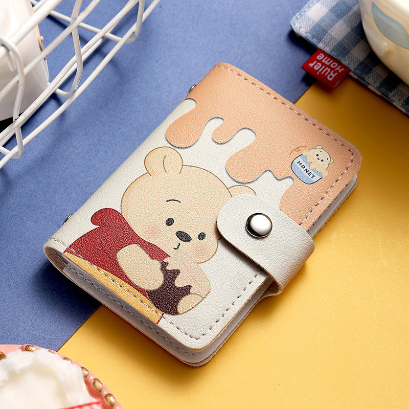 Mary Cartoon Cute Large Capacity Multiple Slots Card Holder