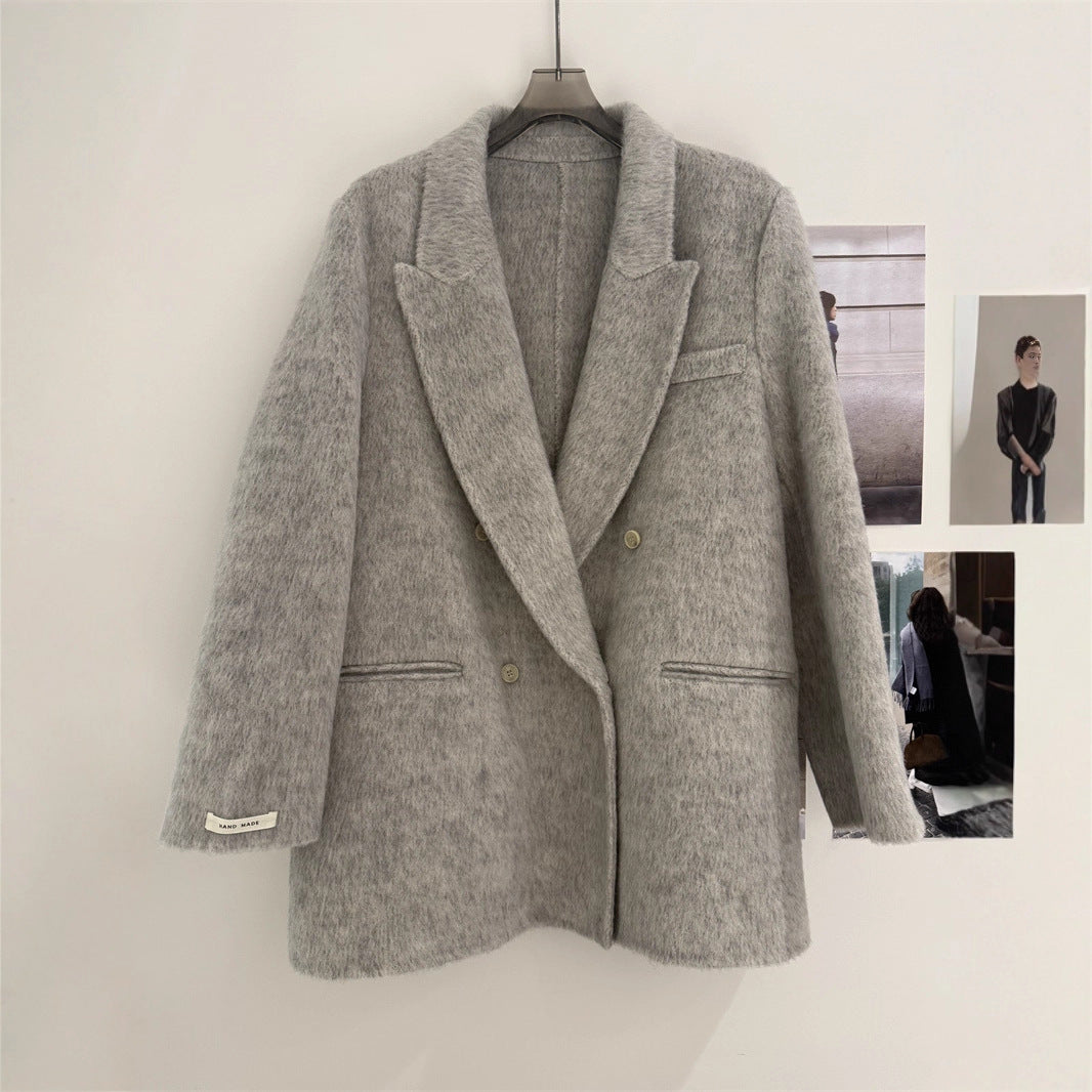 Women's Korean Style Idle Double-sided Wool Overcoat Coats