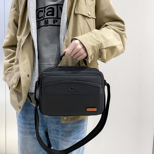 Men's Trendy Wild Simple Nylon Daily Commute Men's Messenger Bags