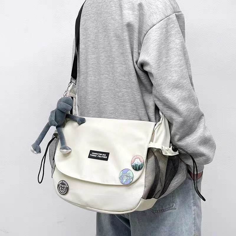 College Class Leisure Style Female Vintage Men's Messenger Bags