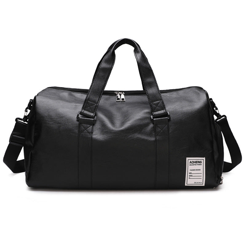 Women's & Men's & Leather Training Short Distance One Travel Bags