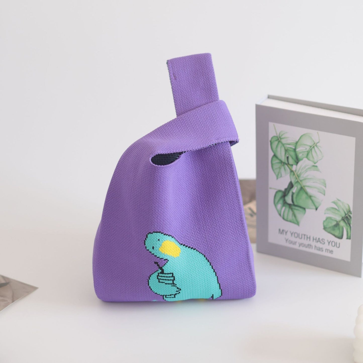 Women's Stylish Knitted Woven Vest Simple Handbags