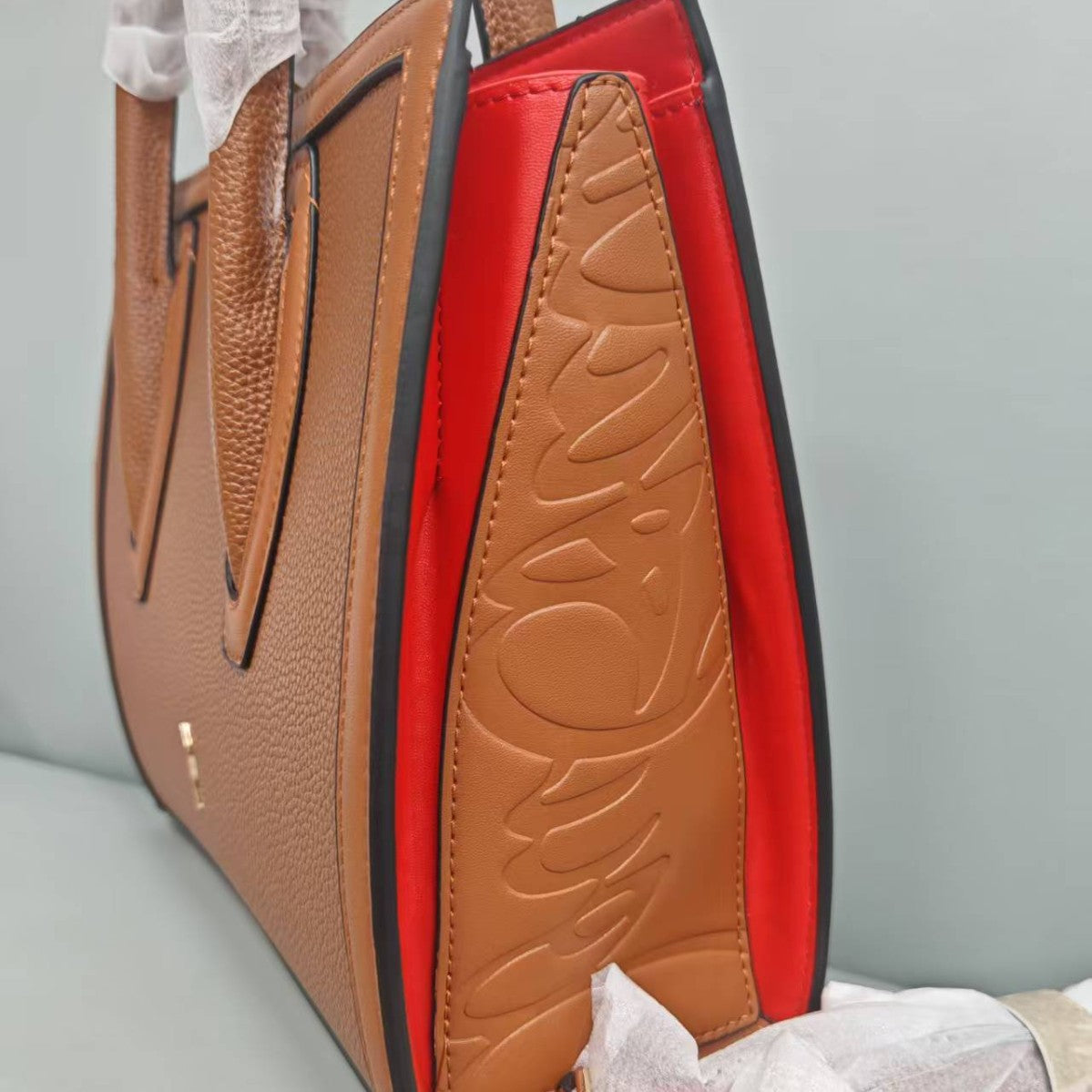 Casual Women's Fashionable Lychee Pattern High-grade Handbags