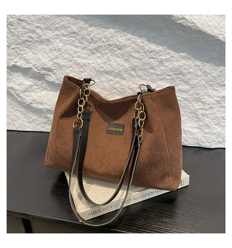 Contrast Color Commuter Chain Underarm Female Shoulder Bags