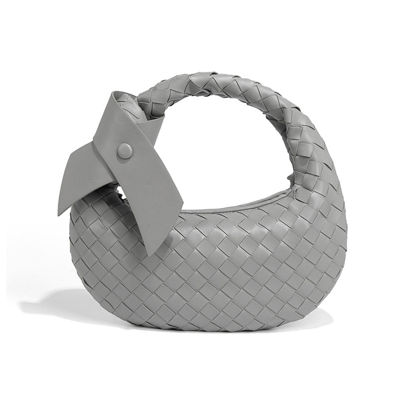 Women's Good Texture Hand Carrying Underarm Hand-woven Summer Handbags