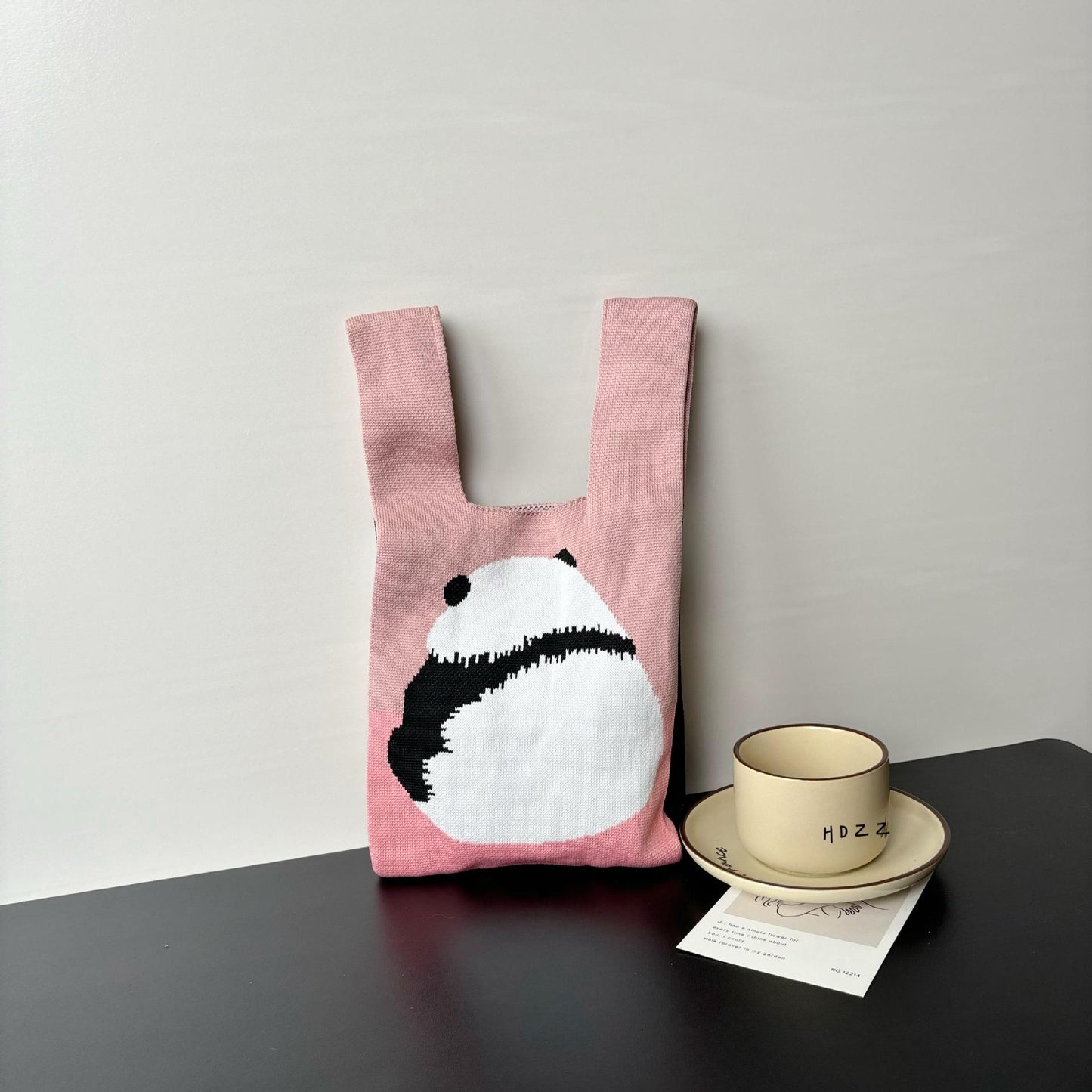 Cartoon Wrist Large Capacity Minority Hand Handbags