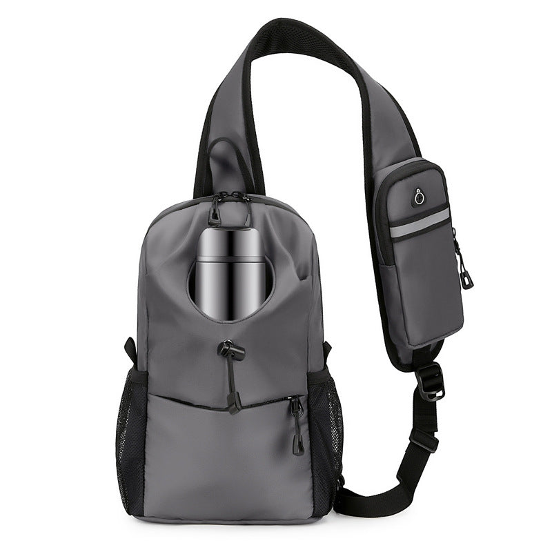 Women's & Men's & Mobile Ultra Light Slanted Sling Men's Chest Bags