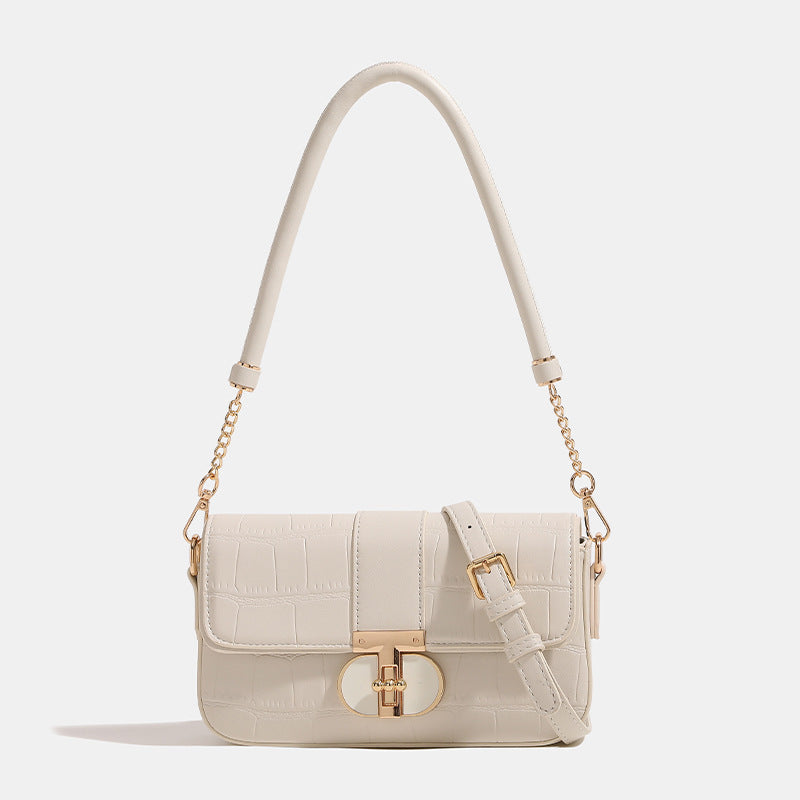 Women's French Style Oolong Underarm High Sense Crossbody Bags