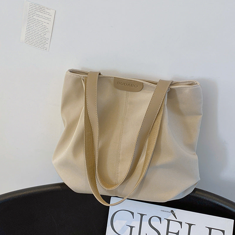 Women's Fashion Korean Style Commuter Summer Canvas Tote Bags