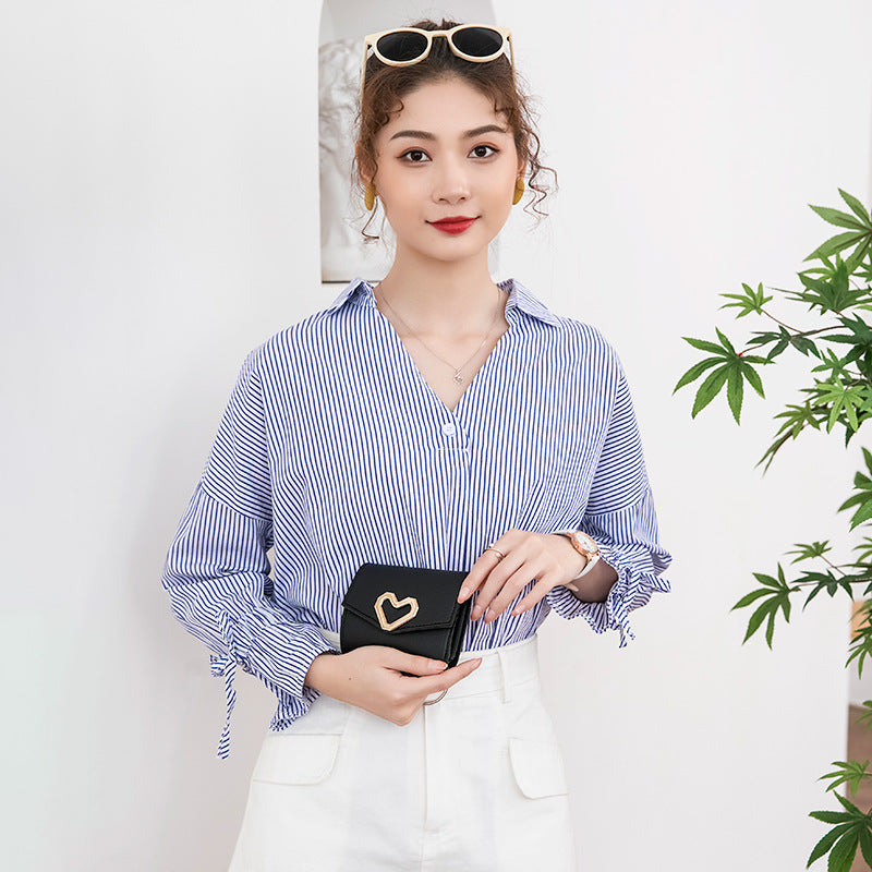 Women's Short Three-fold Love Straight Hair Ladies Wallets