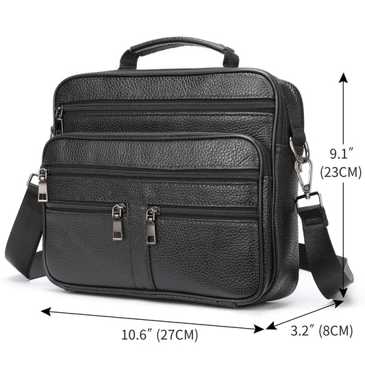 Men's Leather First Layer Cowhide Vintage Men's Messenger Bags