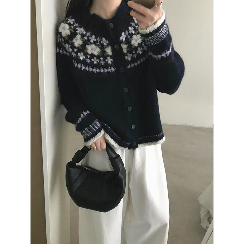 Women's Korean Vintage Knitted Loose Lazy Style Sweaters