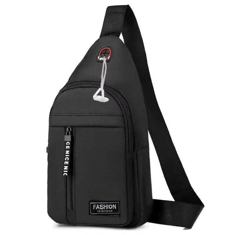 Men's Classic Graceful Nylon Canvas Leisure Men's Chest Bags