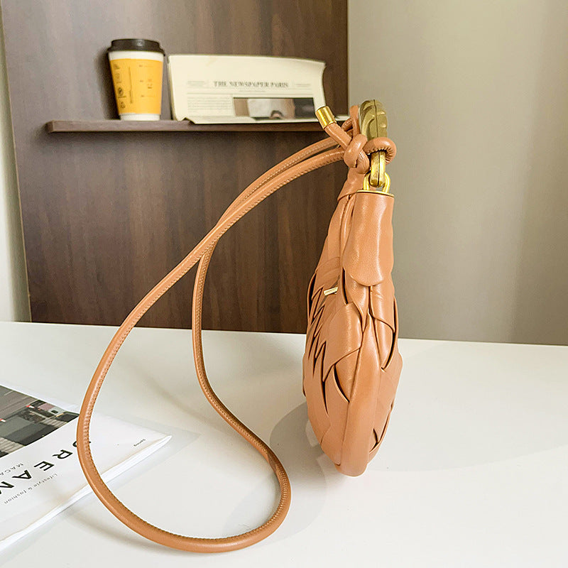 Design Knitting Bird's Nest Texture Portable Bags