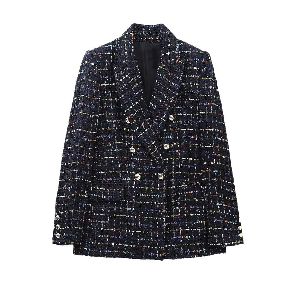 Women's Fashion Commuter Casual Loose Black Color Blazers