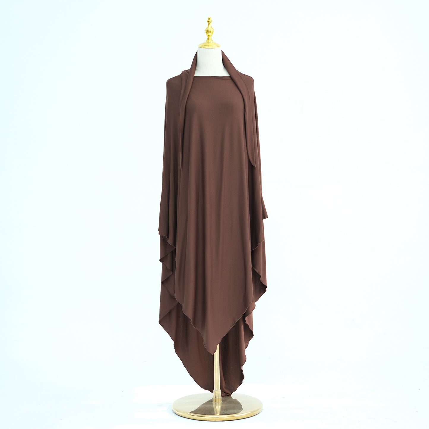 New Comfortable Solid Color Big Scarf Dresses