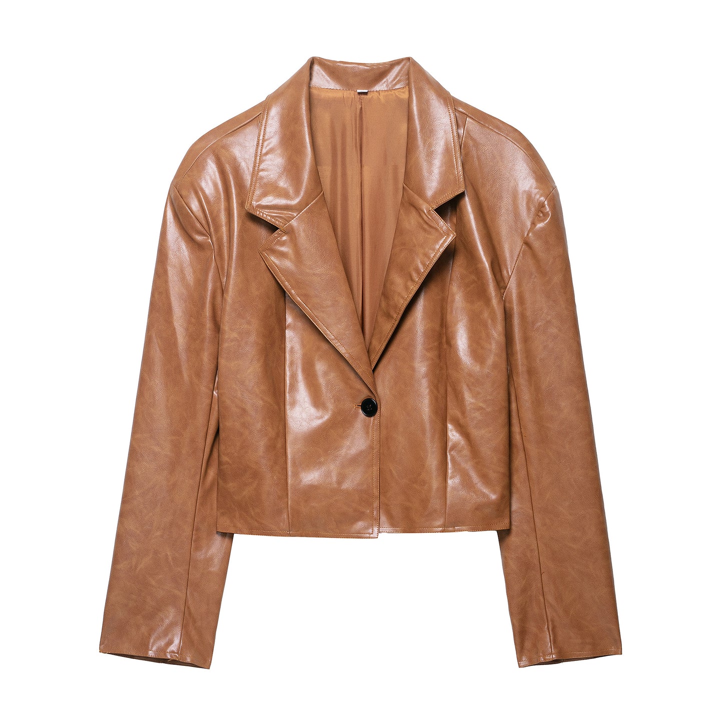 Women's Fashion Polo Collar Loose Western Style Jackets