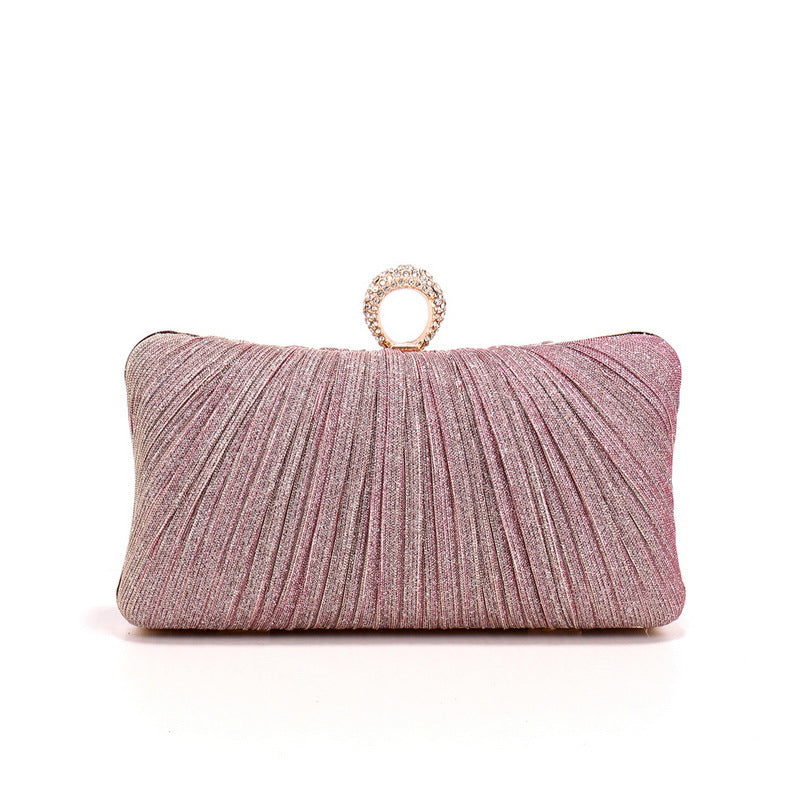 Women's Pleated Dinner Luxury Banquet Hand Dress Evening Bags