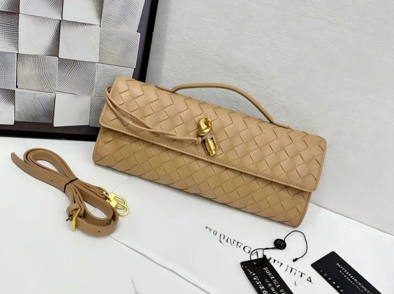 Fashion Elegant Hand-woven Hardware High-grade Leather Lock