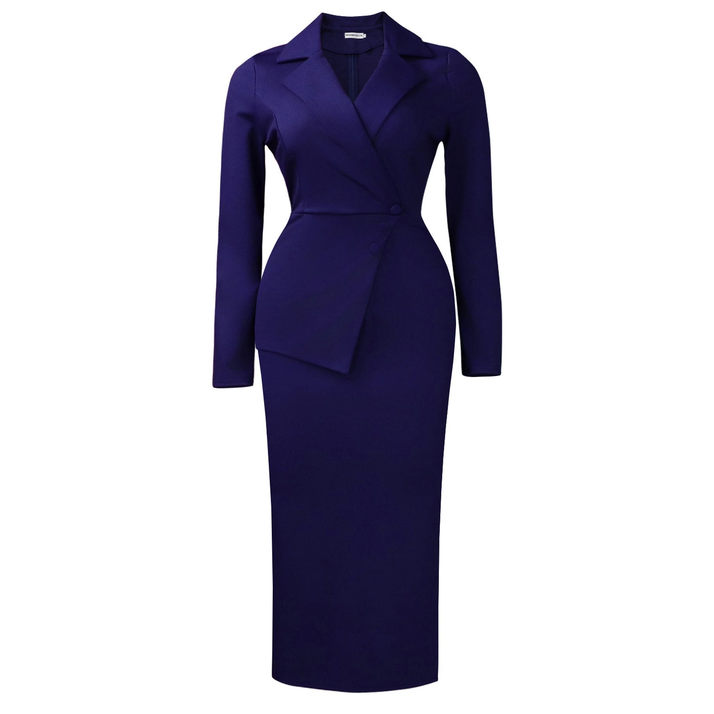 Women's Spring Fashionable Elegant Commuter Stretch Collar High Waist Suits