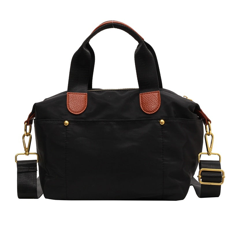 Women's Retro Trend Boston Portable Dumpling Lightweight Handbags