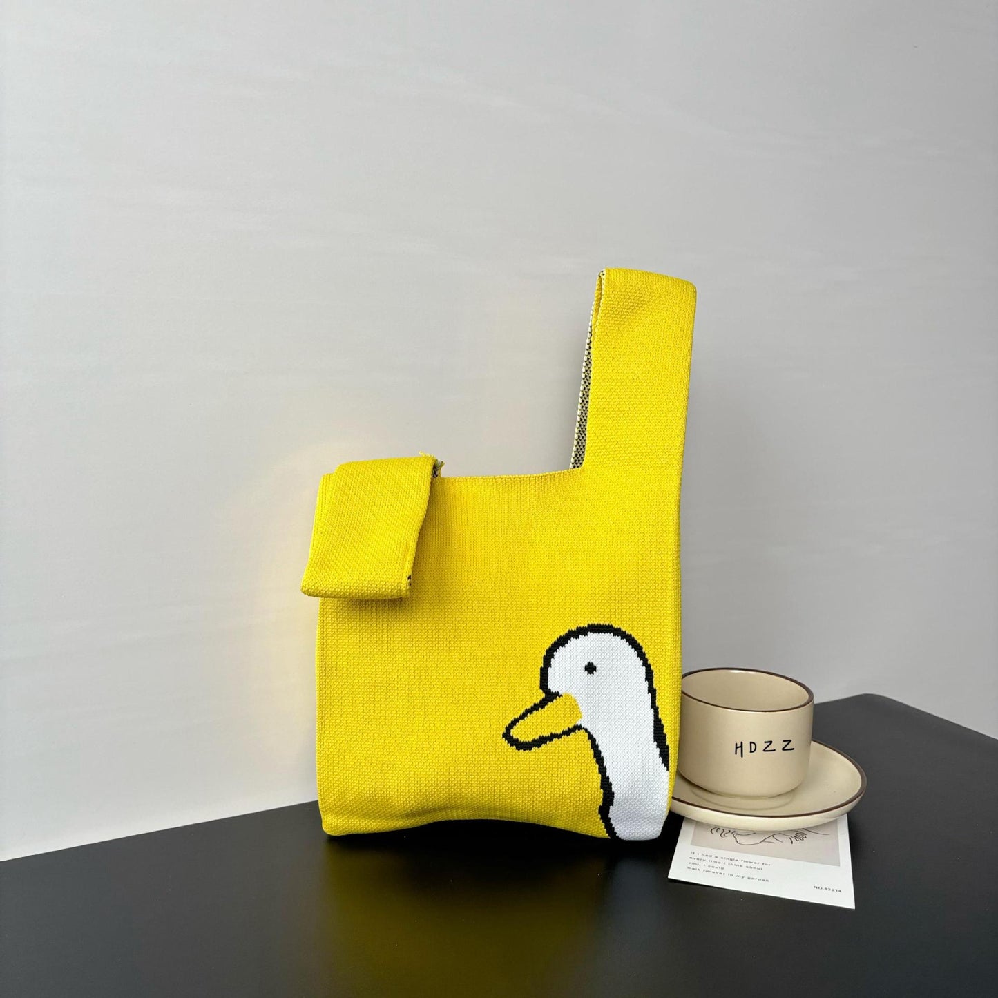 Cartoon Wrist Large Capacity Minority Hand Handbags
