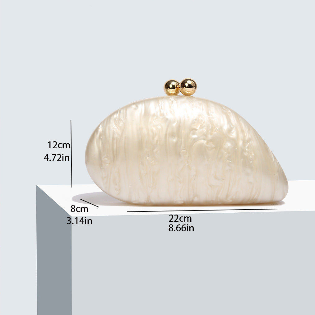 Innovative Dinner Acrylic Pearl Cute Ivory Evening Bags