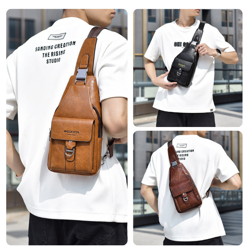 Men's Comfortable Charming High-grade Waterproof Slanted Bags