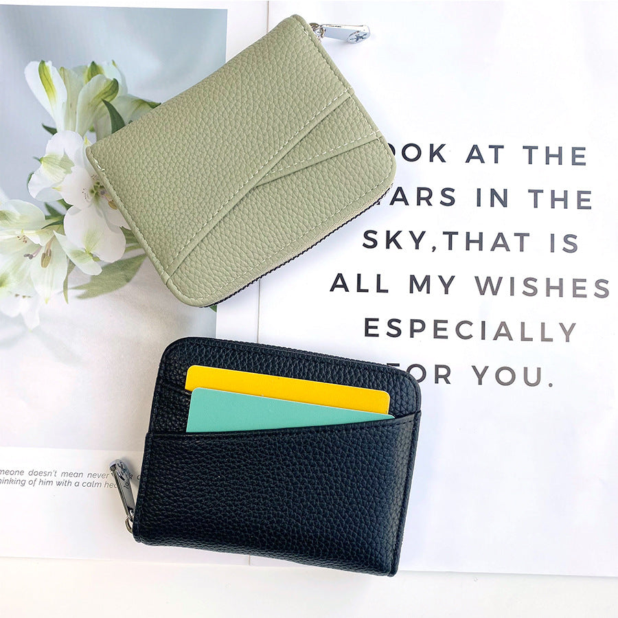 Women's Style Expanding Multiple Slots Simple Large Ladies Wallets