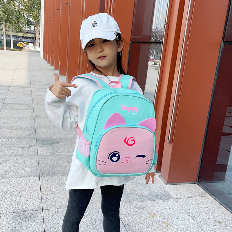 Trendy Cartoon Cute Boys Large Capacity Kindergarten School Bags