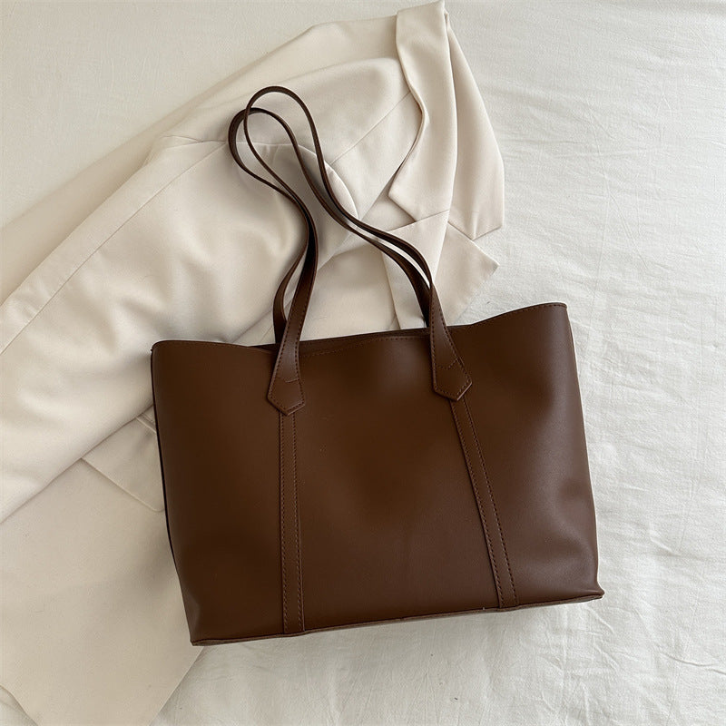 Women's High-grade Soft Surface Fashionable Large Capacity Tote Bags
