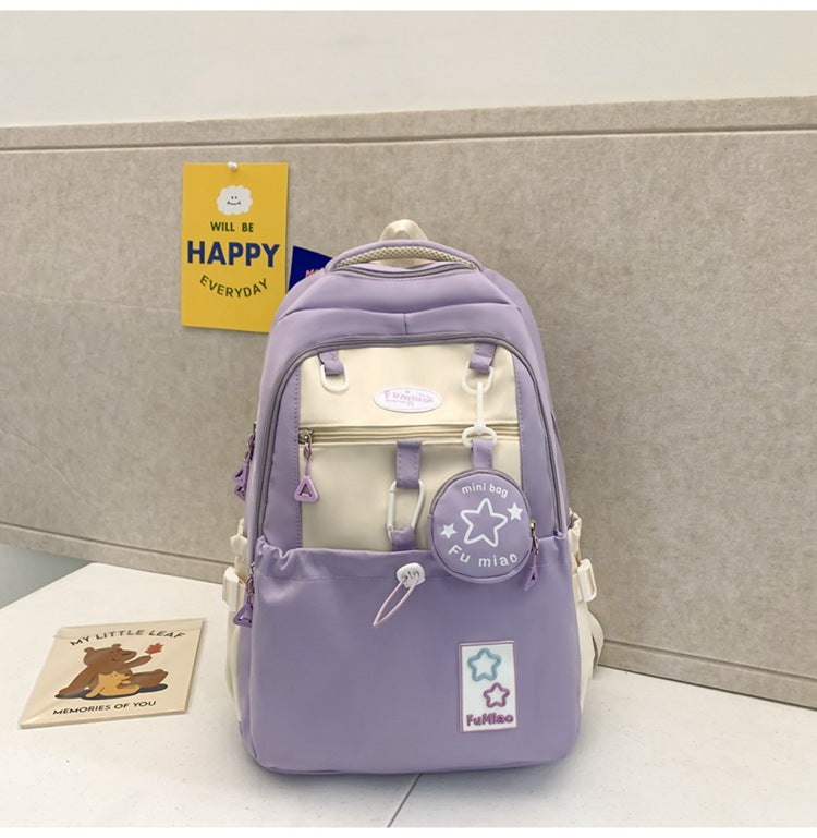 Korean College Style Girlish Cute Color Backpacks
