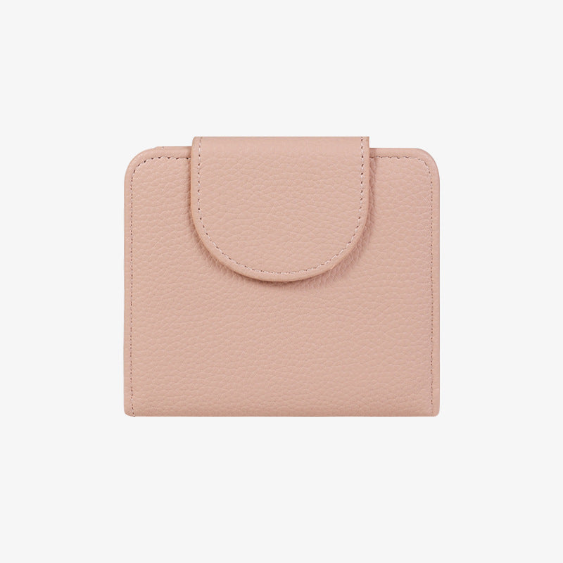 Women's Style Short Dopamine Color Matching Solid Ladies Wallets