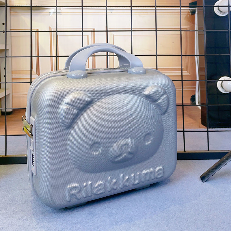 Makeup Box Cartoon Cute Password Convenient Travel Bags