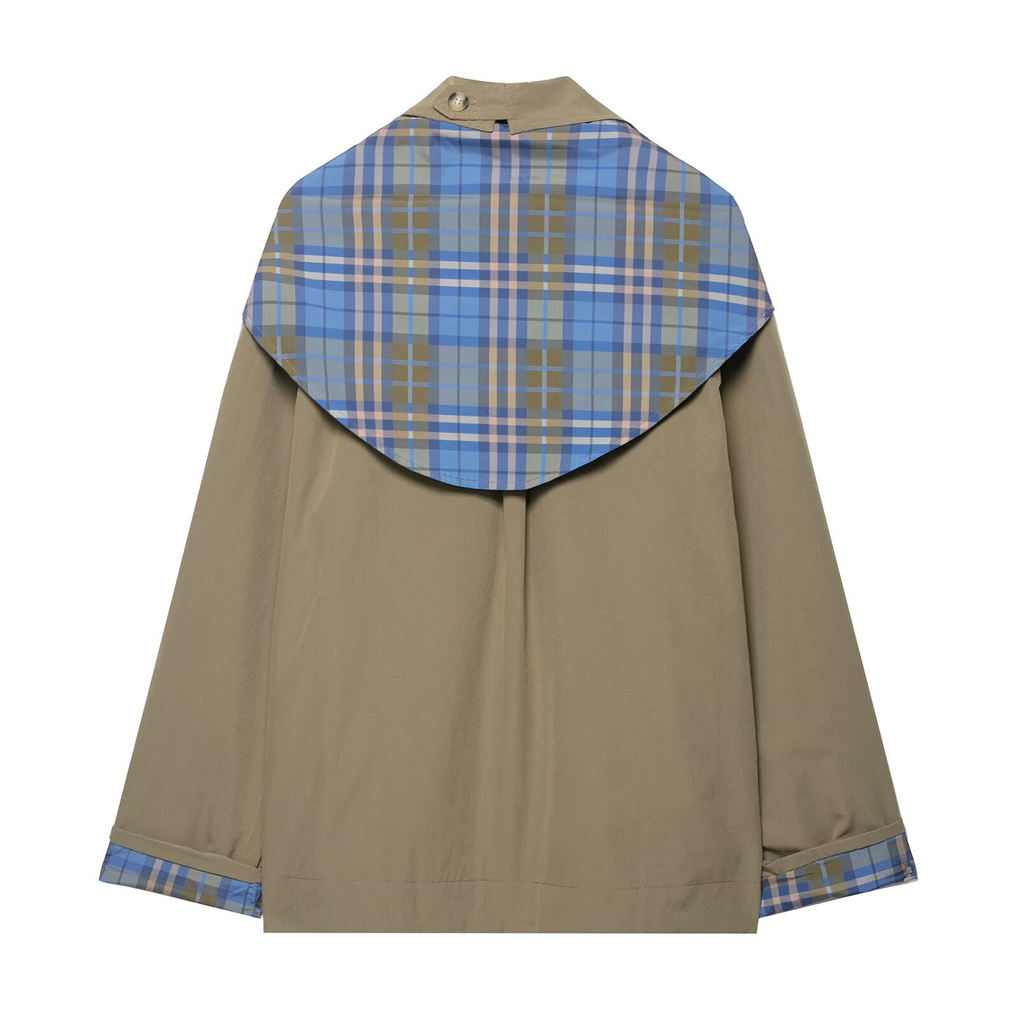 Women's Autumn Double-sided Plaid Scarf Decorations For Jackets