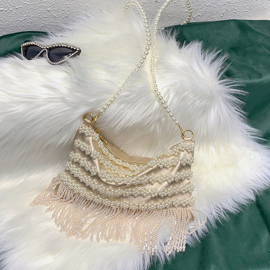 National Style Chinese Elegant Dinner Handmade Beaded Bags