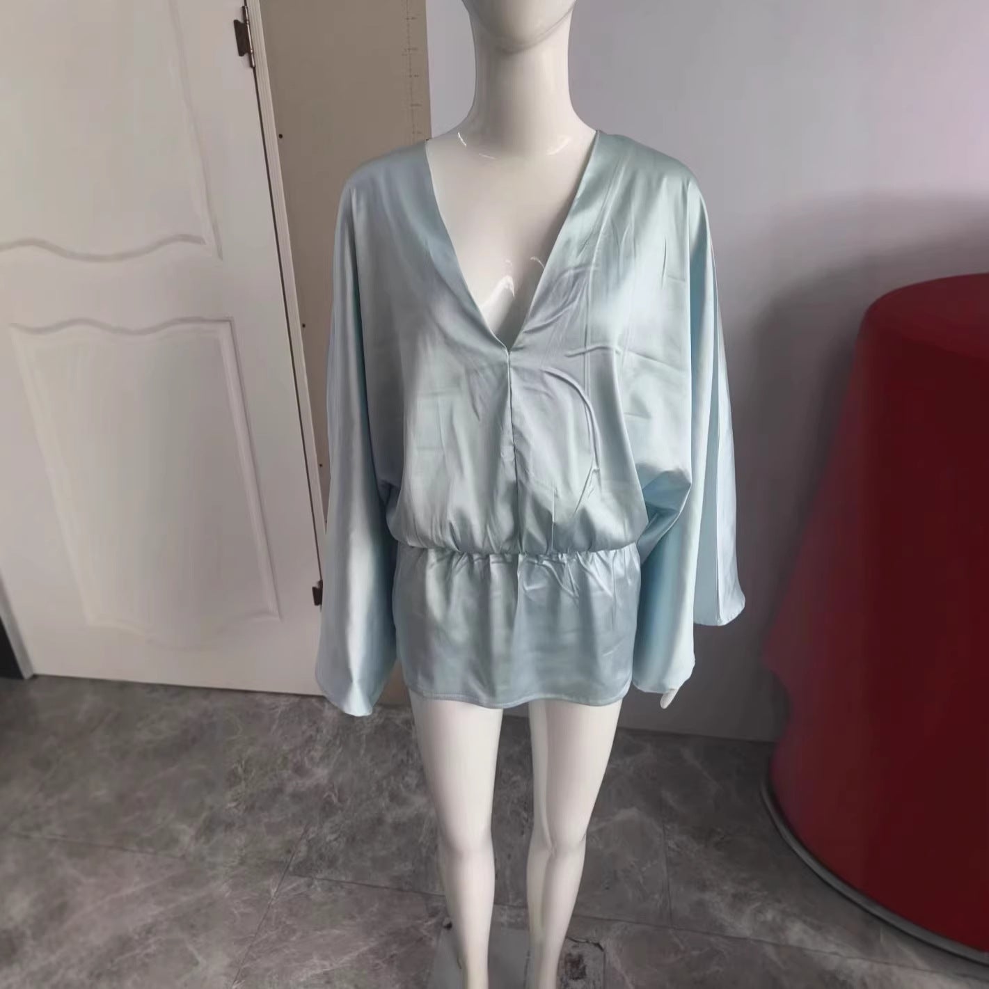 Women's Summer Solid Color Stitching Casual Dress