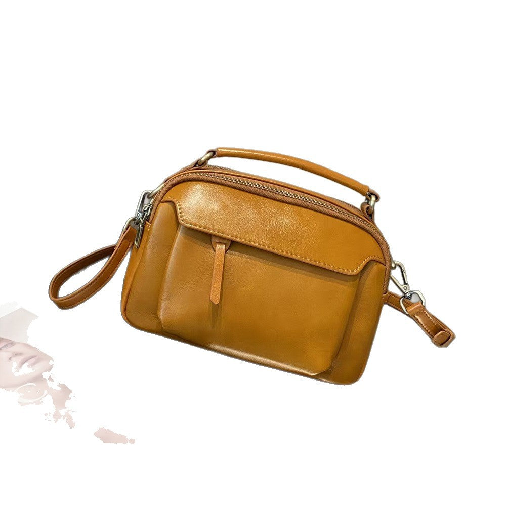 Women's Genuine Leather Fashion High Sense Cell Crossbody Bags