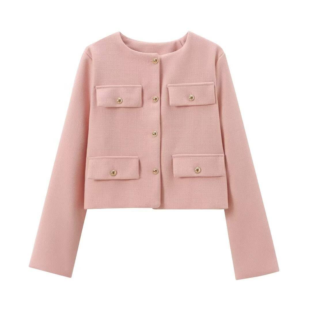 Casual Comfortable Trendy Autumn Flip Decoration Jackets