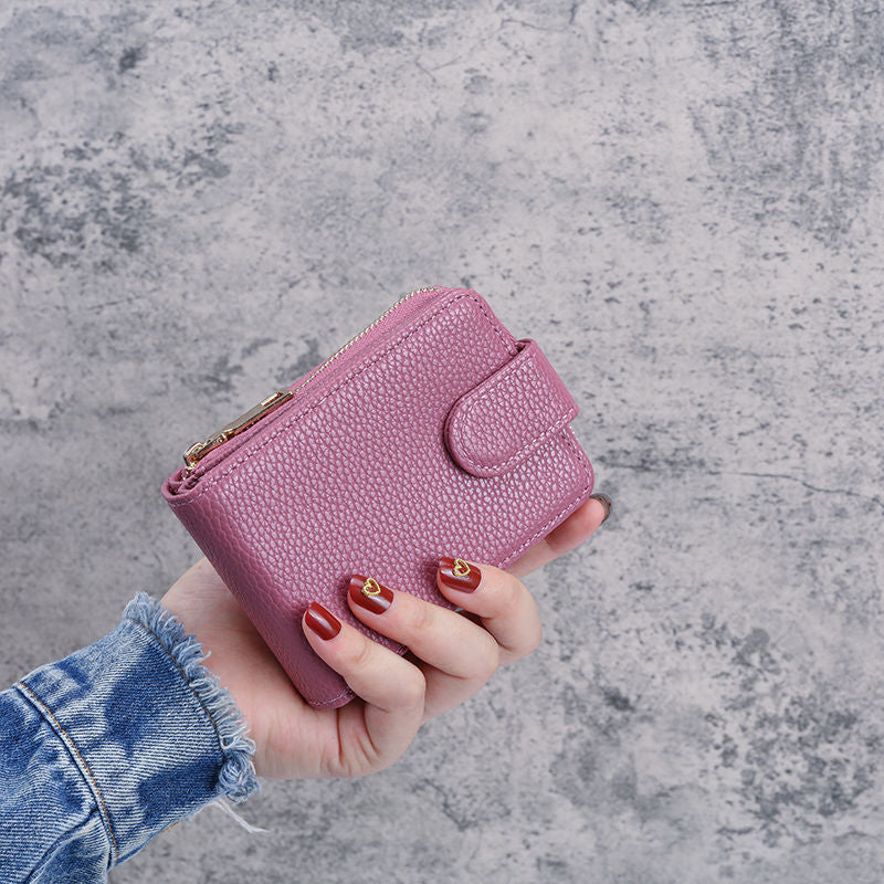 Women's & Men's & Swiping Multiple Slots Large Capacity Card Holder