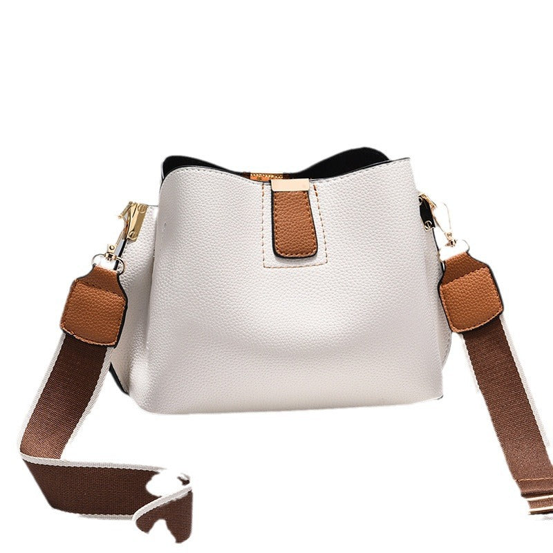 Women's Texture Soft Leather Large Capacity Temperament Crossbody Bags