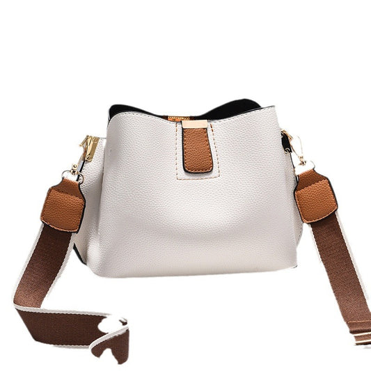 Women's Texture Soft Leather Large Capacity Temperament Crossbody Bags