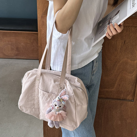 Women's Capacity Waterproof Daily Commuting Class Short-distance Nylon Travel Bags