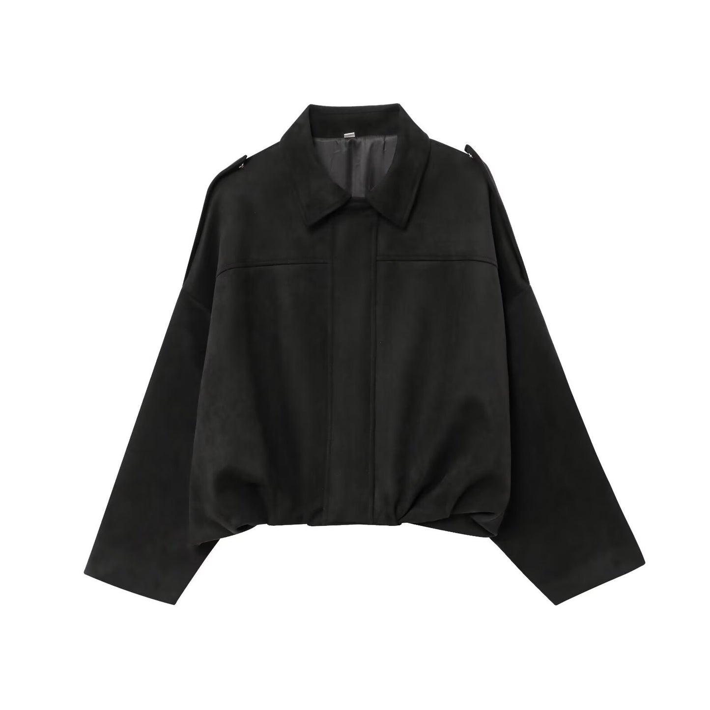 Women's Spring Casual Loose Lapels Retro Design Jackets